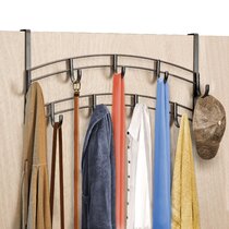 Over the discount door tie rack